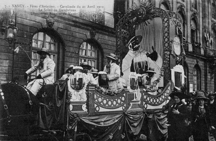 Nancy - Fêtes d'Aviation  - Cavalcade du 21 Avril 1912