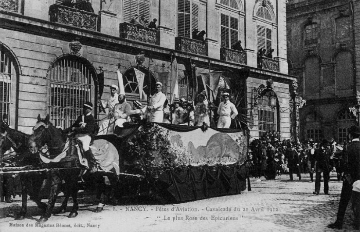 Nancy - Fêtes d'Aviation  - Cavalcade du 21 Avril 1912