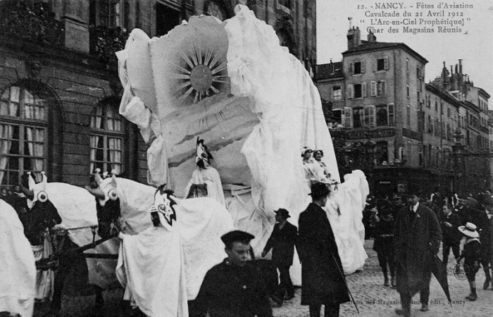 Nancy - Fêtes d'Aviation  - Cavalcade du 21 Avril 1912