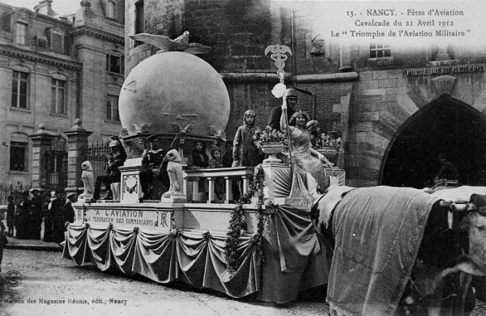 Nancy - Fêtes d'Aviation  - Cavalcade du 21 Avril 1912