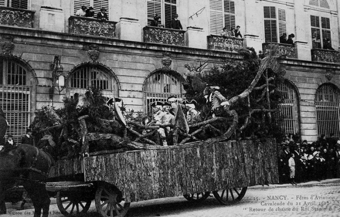 Nancy - Fêtes d'Aviation  - Cavalcade du 21 Avril 1912