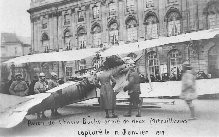 Avion capturé le 14 Janvier 1917