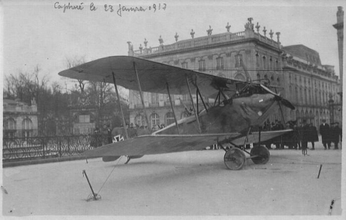 Avion capturé le 23 Janvier 1917