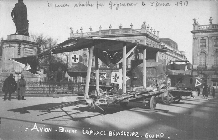 Avion abattu le 8 février 1917