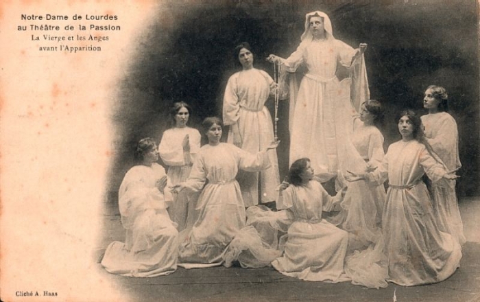 La Vierge et les Anges avant l'Apparition