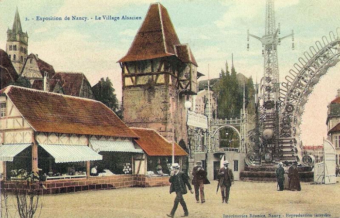 02 Exposition Nancy 1909 - Le Village Alsacien.