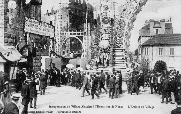 Inauguration du Village Alsacien (23 mai 1909)