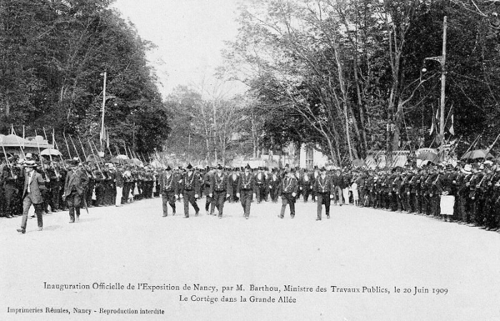 Nancy - L'Inauguration de l'Exposition de 1909