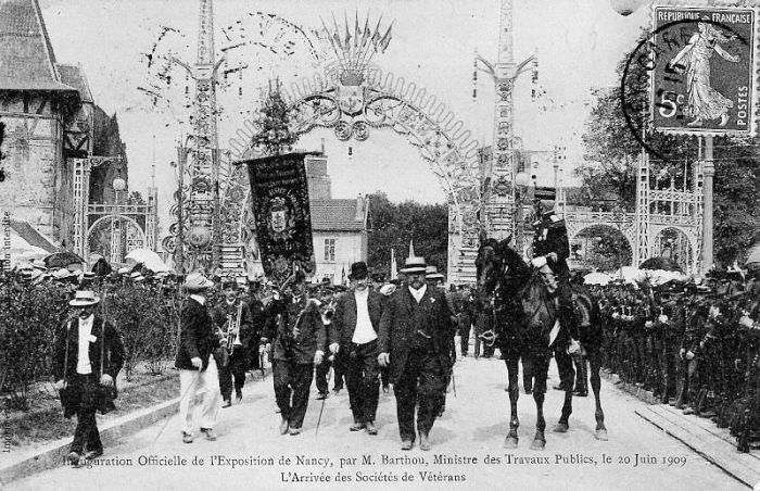 Nancy - L'Inauguration de l'Exposition de 1909