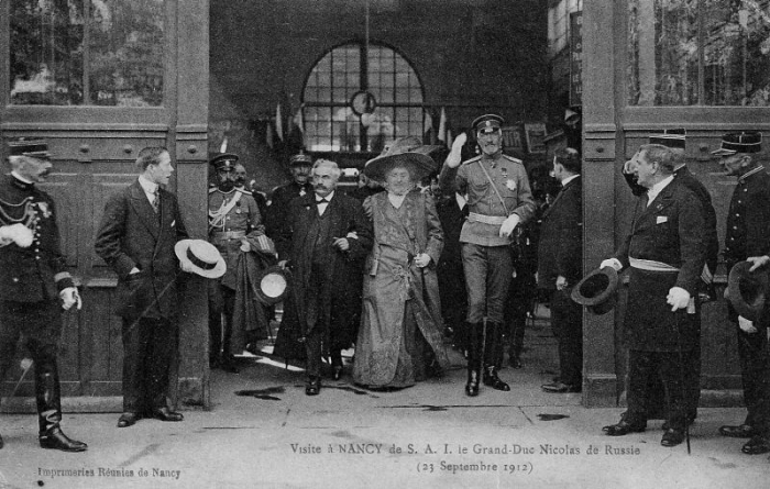 Nancy - Visite S. A. I. Nicolas de Russie (1912)