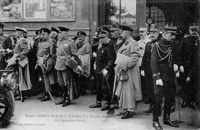 Nancy - Visite S. A. I. Nicolas de Russie (1912)