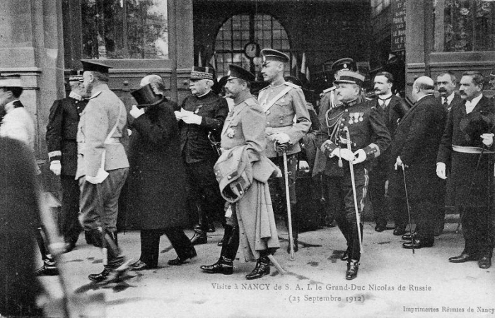 Nancy - Visite S. A. I. Nicolas de Russie (1912)
