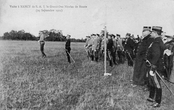 Nancy - Visite S. A. I. Nicolas de Russie (1912)