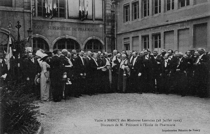 Discours de M. Poincaré à l'Ecole de Pharmacie