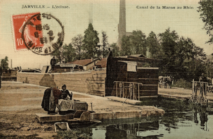Canal de la Marne au Rhin - L'écluse