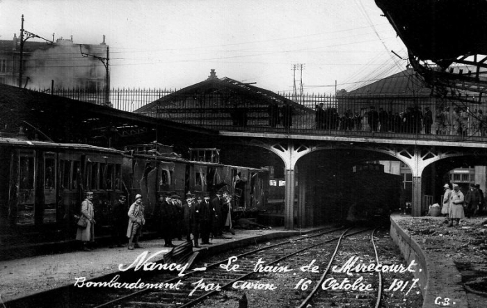 Gare de Nancy - Train de Mirecourt -  16 octobre 1917
