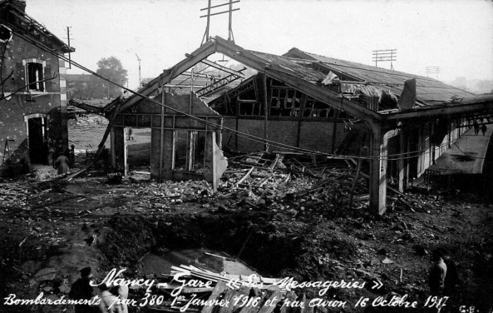 Gare de Nancy - 16 octobre 1917