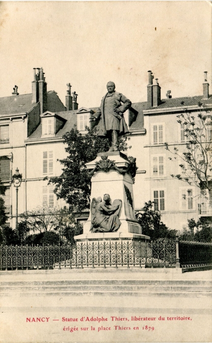 Nancy - Statue d'Adolphe Thiers