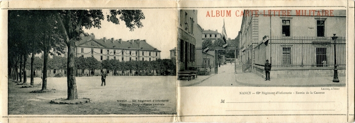 Album carte-lettre militaire