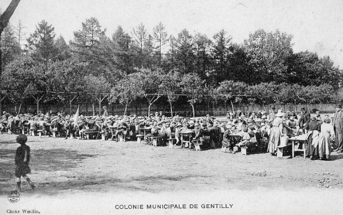 Repas dans le parc