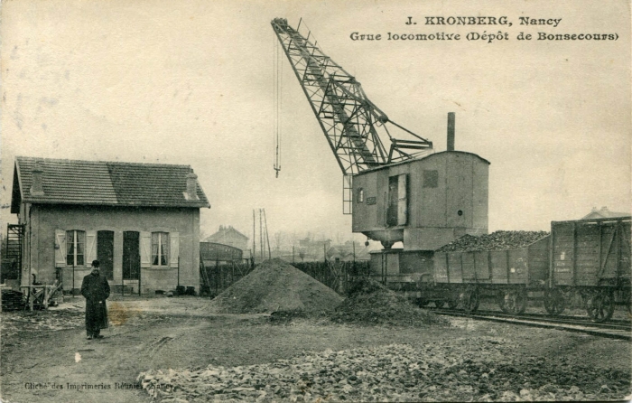 Grue licomotive - Dépôt de Bonsecours