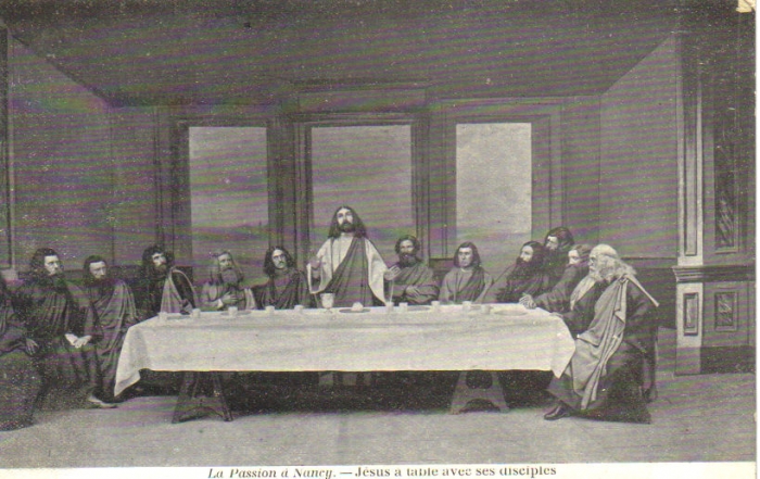 Jésus à table avec ses disciples