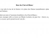 Cheval Blanc [Rue du]