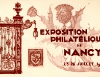 1942 - Exposition philatélique de Nancy 25 - 26 juillet)