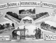 1911 - Concours  national et international de gymnastique (29-31 juillet)