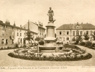 Square de la Bourse et Fontaine Jeanne d'Arc