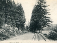 La voie le long du Lac de Gérardmer