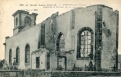 L'église bombardée