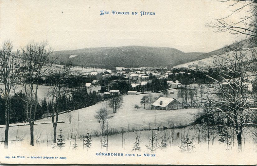 Gérardmer sous la neige