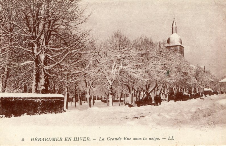 Grande-Rue sous la neige