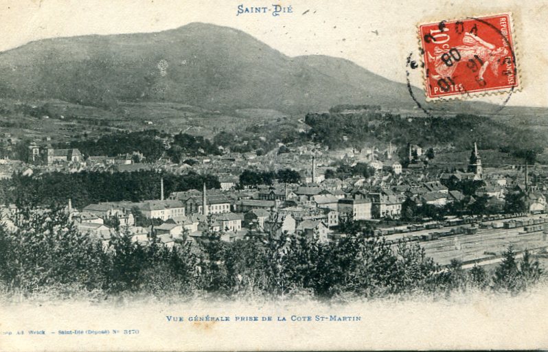 Vue prise de la Côte St-Martin