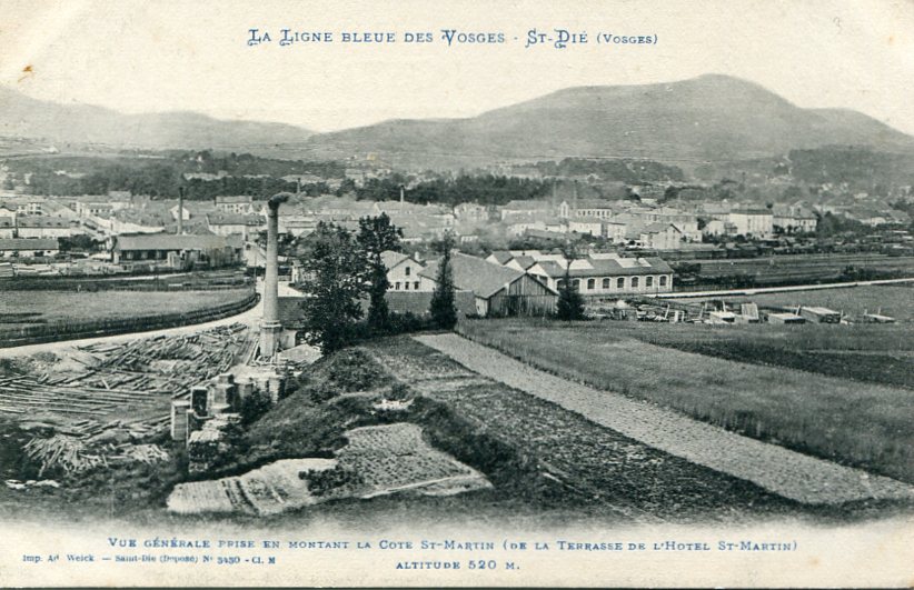 Vue prise de la Côte St-Martin