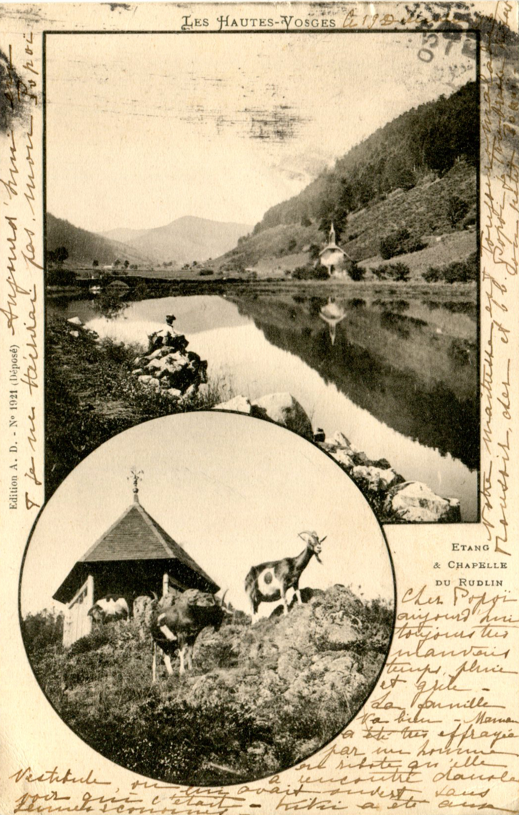 230 - Étang et chapelle du Rudlin