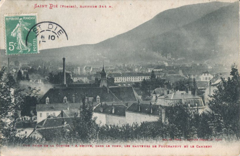 Vue prise de la Corvée