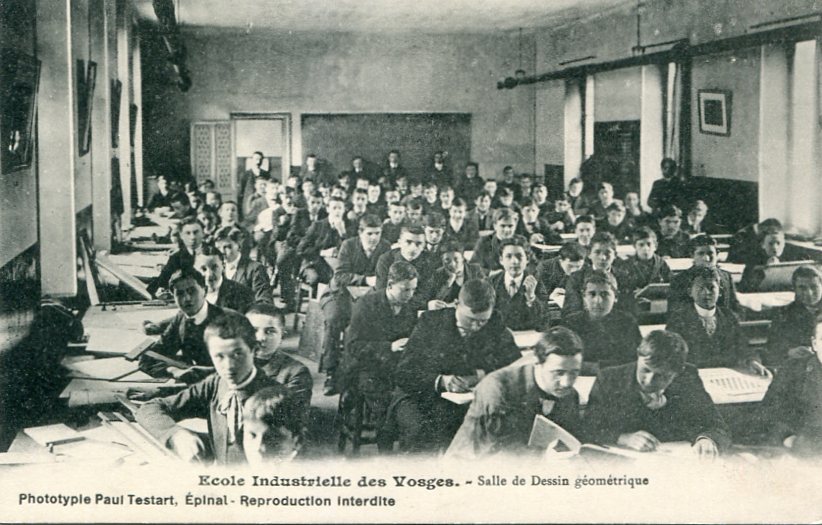 Salle de dessin géométrique