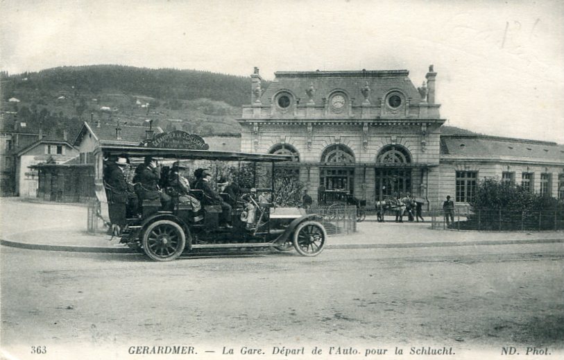 Départ de l'Auto pour la Schlucht
