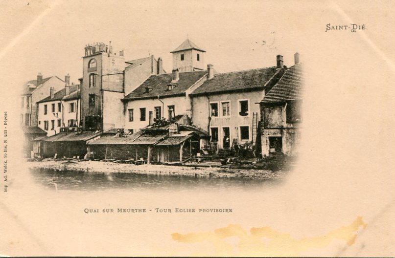 Quai sur Meurthe - Tour Église provisoire