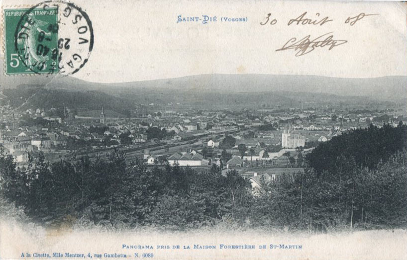 036- Panorama pris de la Maison Forestière de St-Martin