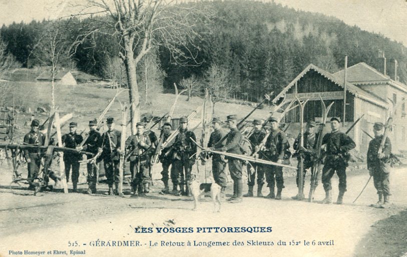 Skieurs du 152e