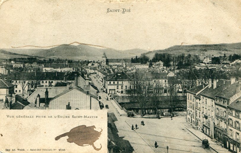 055- Vue prise de l'église St-Martin