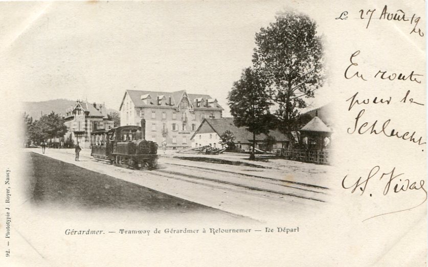 Gérardmer - Le départ