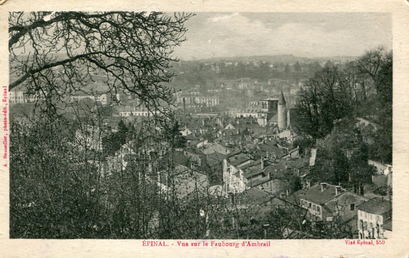Vue sur le Faubourg d'Ambrail