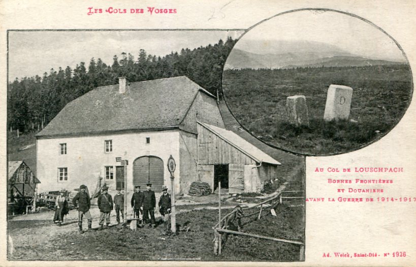 Frontière pendant la guerre de 1914-7