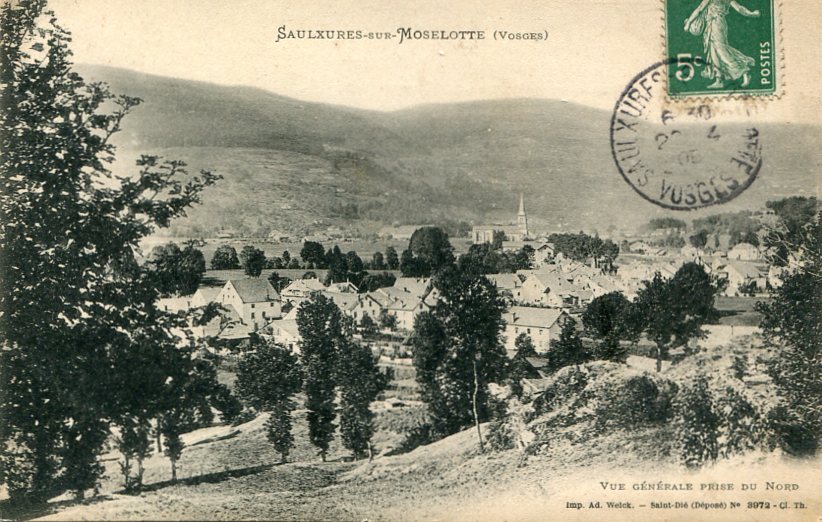 Vue générale prise du nord