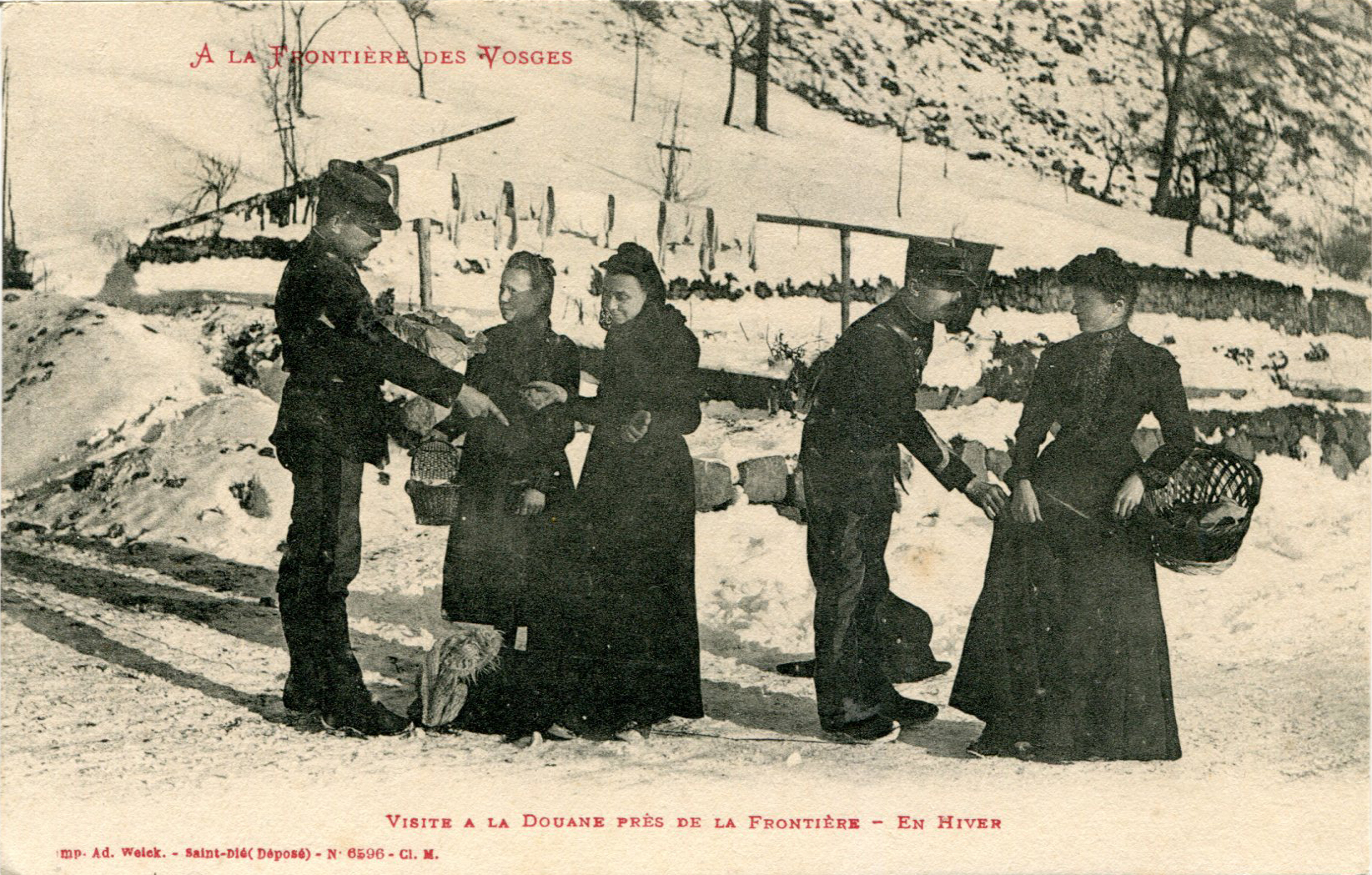 Visite à la douane