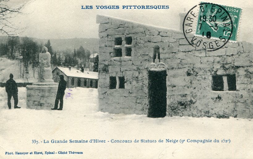 Concours de statues de neige